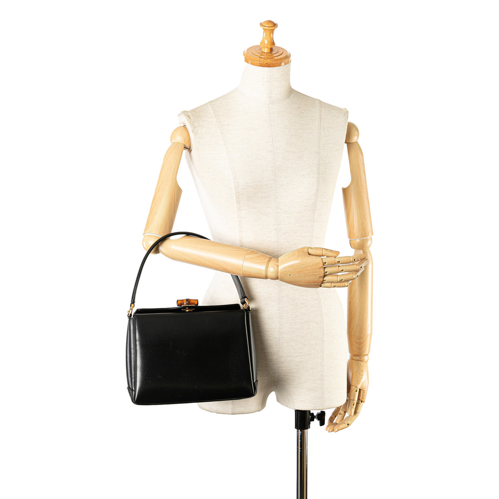 Pre-Loved Gucci Bamboo Leather Handbag - Picture 9 of 10